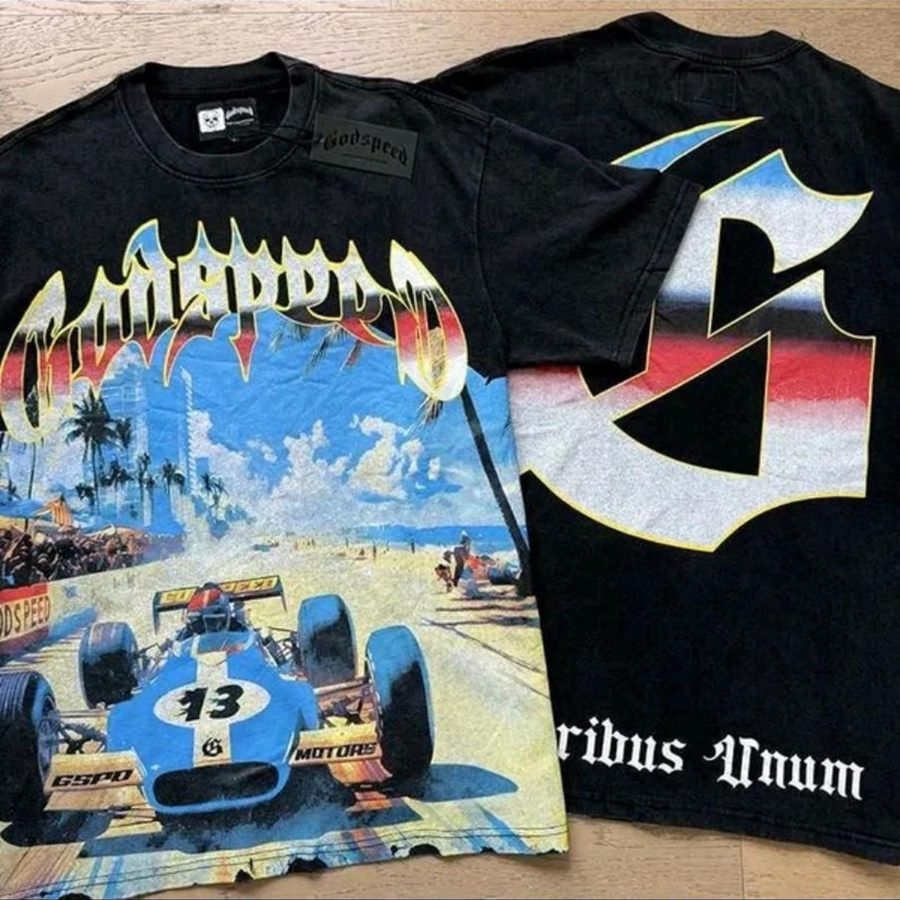 Black Graphic Kids T-Shirt